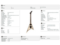 Jackson JS1X RR Minion AH FB VIN WHT Jackson JS1X RR Minion AH FB VIN WHT